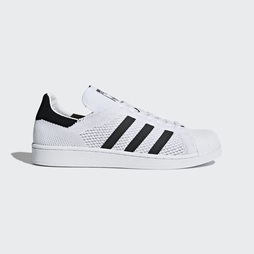 Adidas Superstar Primeknit Férfi Utcai Cipő - Fehér [D46761]